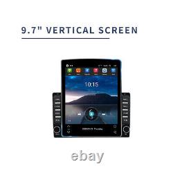 9.7 Android 12 Double Din Car Stereo Wireless Android Carplay Auto GPS Navi W