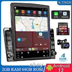 9.7 Android 13 Car Stereo Radio GPS Double 2 Din WiFi Apple CarPlay Auto Player