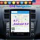 9.7'' Car Stereo Android 9.0 Radio Player Gps Mirror Link Touch Double 2din Wifi