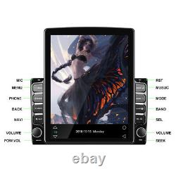 9.7'' Double 2 Din Car Stereo Radio Android 9.1 GPS Wifi Touch Screen FM player