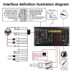 9.7 Double Din Car Stereo Radio Android 11.0 GPS Navi Maps Wifi Touch Screen FM