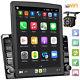 9.7'' Double Din Car Stereo Radio Android 12 Gps Wifi Touch Screen Apple Carplay