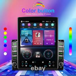 9.7'' Double Din Car Stereo Radio Android 12 GPS Wifi Touch Screen Apple Carplay