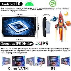 9 Android10 Double Din Car Stereo Carplay GPS 32GB ROM TV For Golf Seat T5 EOS
