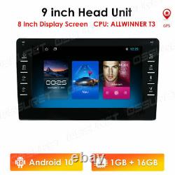 9 Android9.1 Car Stereo GPS Navi MP5 Player Double 2Din WiFi BT Quad Core Radio