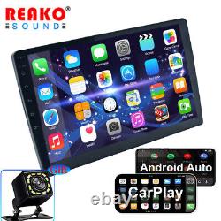 9 Double 2 DIN Android 11 Car Stereo Radio for Apple CarPlay BT WiFi GPS+Camera