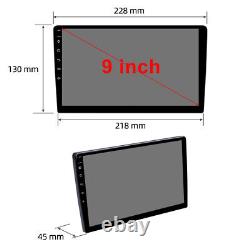 9'' Double 2 Din 4+64G Android Car Radio GPS WIFI BT Carplay Touch Screen Stereo