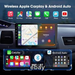9 Double Din Car Stereo Wireless Apple Carplay & Android Auto, HD Touchscreen