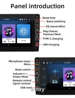 9in Double 2 DIN Android 12 Touch Screen Car Stereo Radio GPS Player With Camera