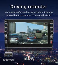9in Double 2 DIN Android 12 Touch Screen Car Stereo Radio GPS Player With Camera