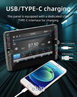 9in Double 2 DIN Android 12 Touch Screen Car Stereo Radio GPS Player With Camera