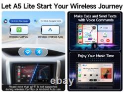 A5L Android Double-DIN Car Stereo, Wireless CarPlay & Wireless Android Auto, 7