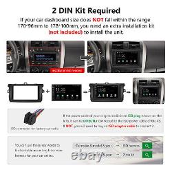 AHD Camera+ Double 2Din 7 QLED Android Auto Car Play Stereo Radio GPS Head Unit