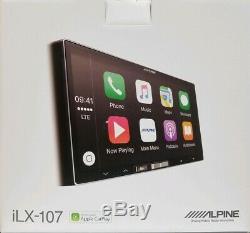 ALPINE iLX-107 Wireless Apple CarPlay Double DIN In-Dash TouchScreen Car Stereo