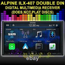 ALPINE iLX-407 DOUBLE DIN APPLE ANDROID 7 DIGITAL l MULTIMEDIA CAR BT RECEIVER