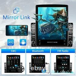 AMPrime Double Din Android Car Stereo with Bluetooth 9.7''Touch Screen Radio