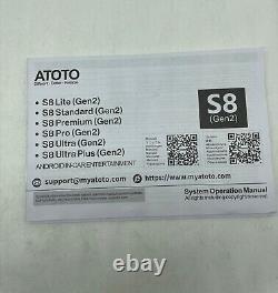 ATOTOT S8MS Double Din Digital Media Receiver, 7 inch QLED Touchscreen''READ'