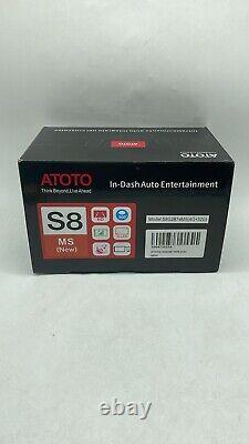 ATOTOT S8MS Double Din Digital Media Receiver, 7 inch QLED Touchscreen''READ'
