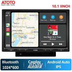ATOTO 10 F7 Double Din Car Stereo CarPlay&Android Auto Audio Receiver-BT/USB/SD