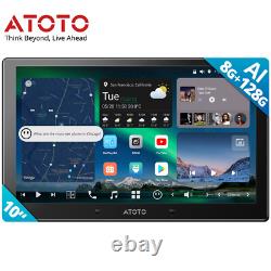ATOTO 10 QLED AI Android Car Stereo Double DIN Radio Carplay&Android Auto HDMI