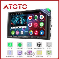 ATOTO 4G+64G Double 2 DIN 7 Car Stereo Apple Carplay Android Mirrorlink Radio
