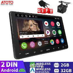 ATOTO 9in A6 PF Double-DIN Android Car Stereo GPS NAVI SYS with HD Rearview Camera