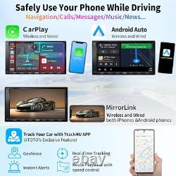 ATOTO A6PF 2DIN Car Stereo 2xBluetooth GPS Track Navi Radio Android Auto CarPlay