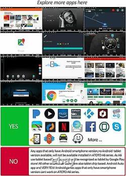 ATOTO A6Y2710SB Android Car Stereo 7IN 2 DIN Phone Mirroring Dual Bluetooth WiFi