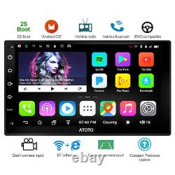 ATOTO A6Y2710S Double 2 Din Android Car Stereo Headunit Bluetooth x2-GPS-AUX
