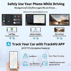 ATOTO A6 PF 7 Double DIN Stereo with AI Drivechat Wireless Carplay/Android Auto