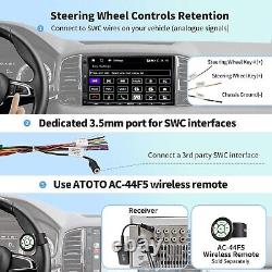 ATOTO Double Din Car Stereo with Wireless CarPlay F7G2A7WE-S01