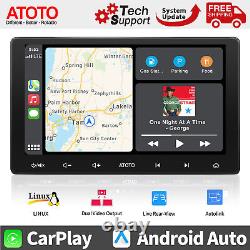 ATOTO F7 SE 10in Double DIN Car Stereo Navigation CarPlay Android Auto Bluetooth
