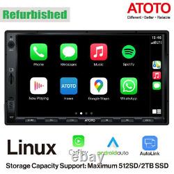 ATOTO F7 SE 7 Double Din Car Stereo Audio with CarPlay Android Auto MirrorLink BT