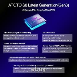 ATOTO S8 Gen3 7 Car Stereo Apple Carplay Android Double 2 DIN Radio Bluetooth
