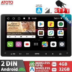 ATOTO S8 MS 9 Android Double Din ChatGPT Car Stereo GPS QLED Touchscreen 4G+32G