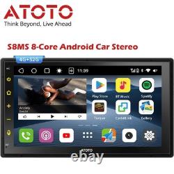 ATOTO S8 MS Double-DIN Car Stereo Wireless CarPlay & Android Auto, 4G LTE Navi
