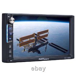 AUDIODRIFT 7 TOUCHSCREEN DOUBLE-DIN CAR MP5 RECEIVER with BLUETOOTH & MIRRORLINK