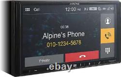 Alpine iLX-W650 7 2-DIN Apple CarPlay Car Stereo with Backup Cam & SiriusXM Tuner