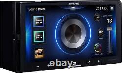 Alpine iLX-W670 7 Apple CarPlay/Android Auto Car Stereo w Backup & Dash Cameras