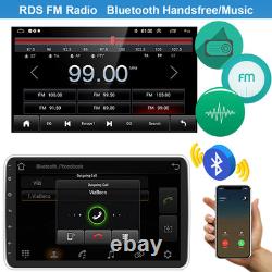 Android13 10.1 1Din Car Stereo Radio Adjustable&Detachable Screen 64GB Wifi DVR