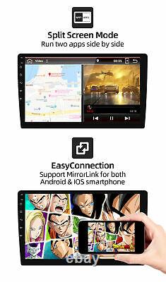 Android 10.0 Double 2 Din Car Radio Stereo Head Unit GPS NAV SWC DAB+ WIFI FM AM