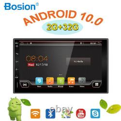 Android 10.0 Double Din Car Stereo Radio GPS Wifi 4G OBD2 HD Mirror BT SWC+Cam