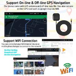 Android 10.1 Double Din Car Stereo Radio GPS Navigation WiFi Touch Screen +Cam