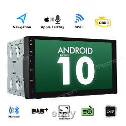 Android 10 7inch Car Stereo GPS Navigation Radio Player Double Din WIFI CarPlay