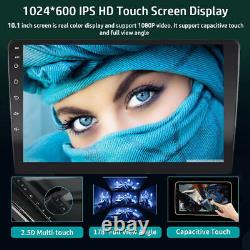 Android 10 Double Din 10.1 Car Stereo Apple CarPlay Auto Radio GPS Navi WiFi FM