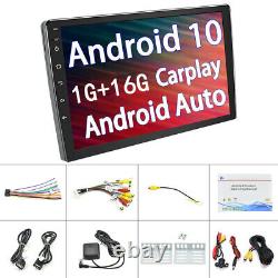 Android 10 Double Din 10.1 Car Stereo Apple CarPlay Auto Radio GPS Navi WiFi FM