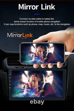 Android 10 Double Din 10.1 Car Stereo Apple CarPlay Auto Radio GPS Navi WiFi FM