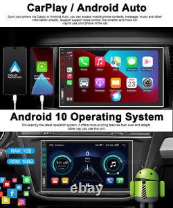 Android 10 Double Din 7 Car Stereo Apple CarPlay Auto Radio GPS Navi. WiFi