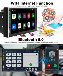 Android 10 Double Din 7 Car Stereo Apple CarPlay Auto Radio GPS Navi. WiFi