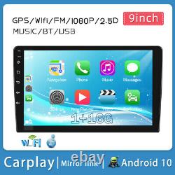 Android 10 Double Din 9 Car Stereo Apple CarPlay Auto Radio GPS Navi WiFi FM